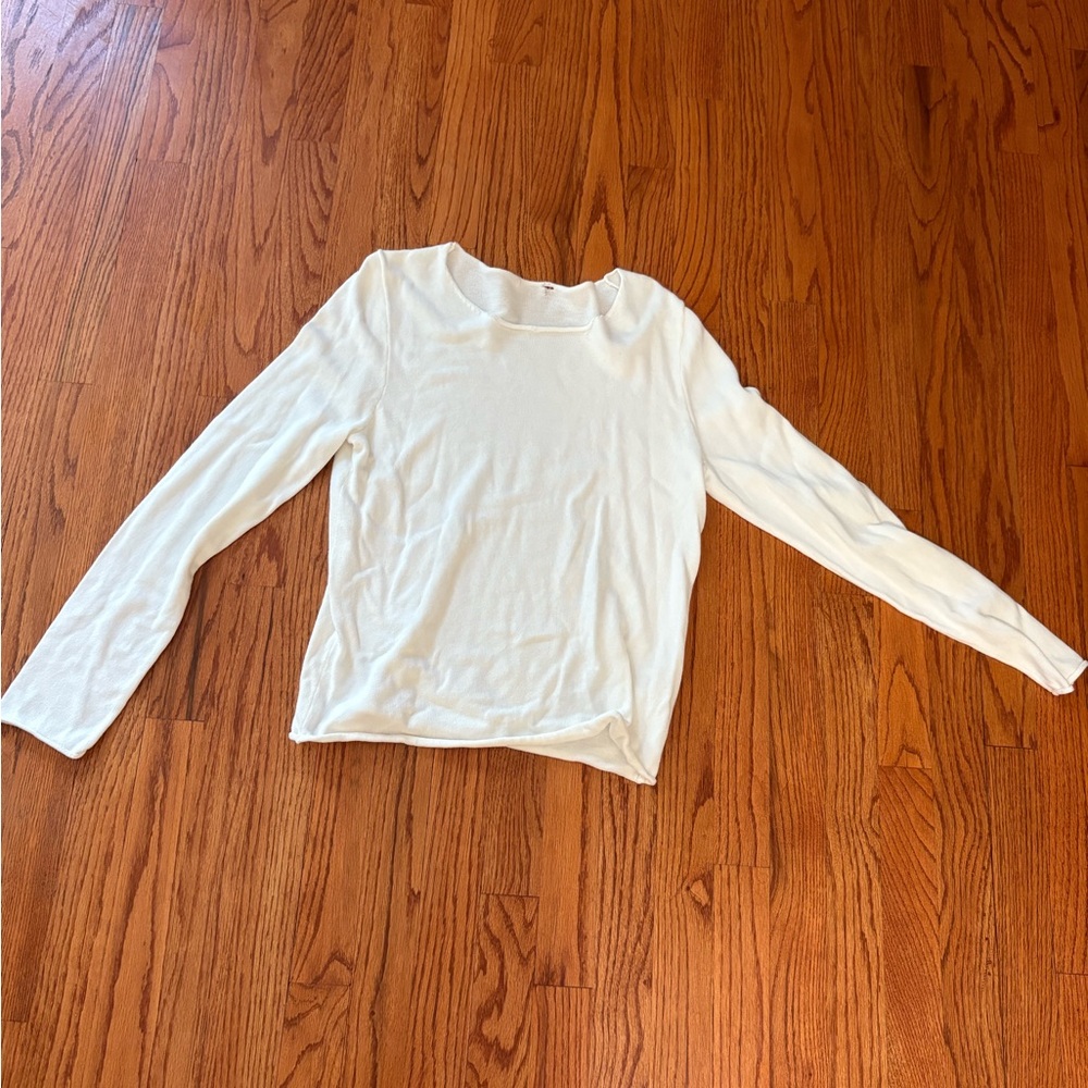 PacSun Cream Long Sleeve Women's Top